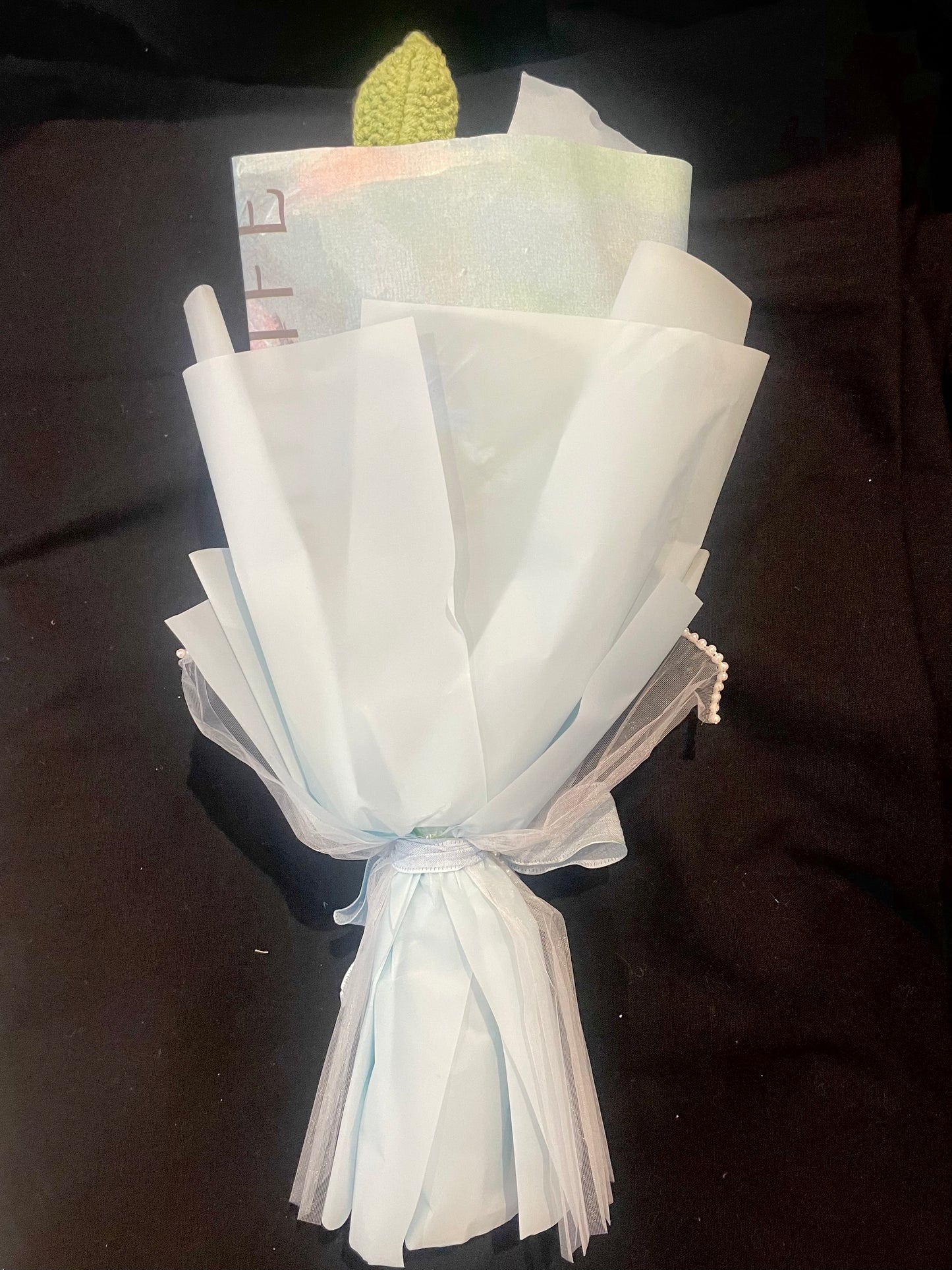 Blue Tulip Bouquet (with Small Flowers)