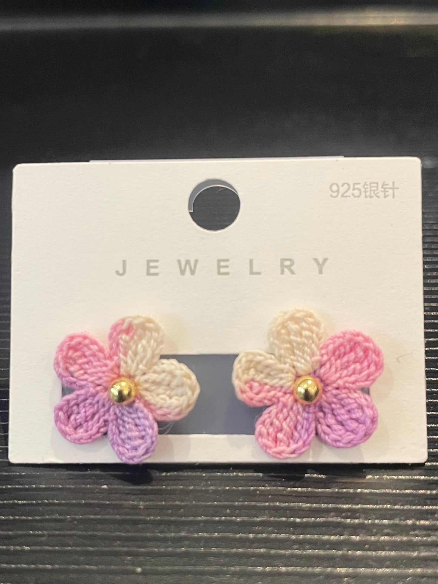 Five-Petal Flower Earrings