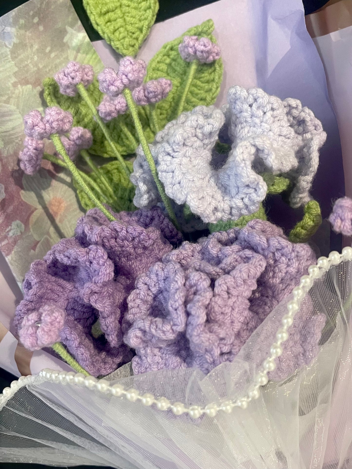Purple Carnation Bouquet