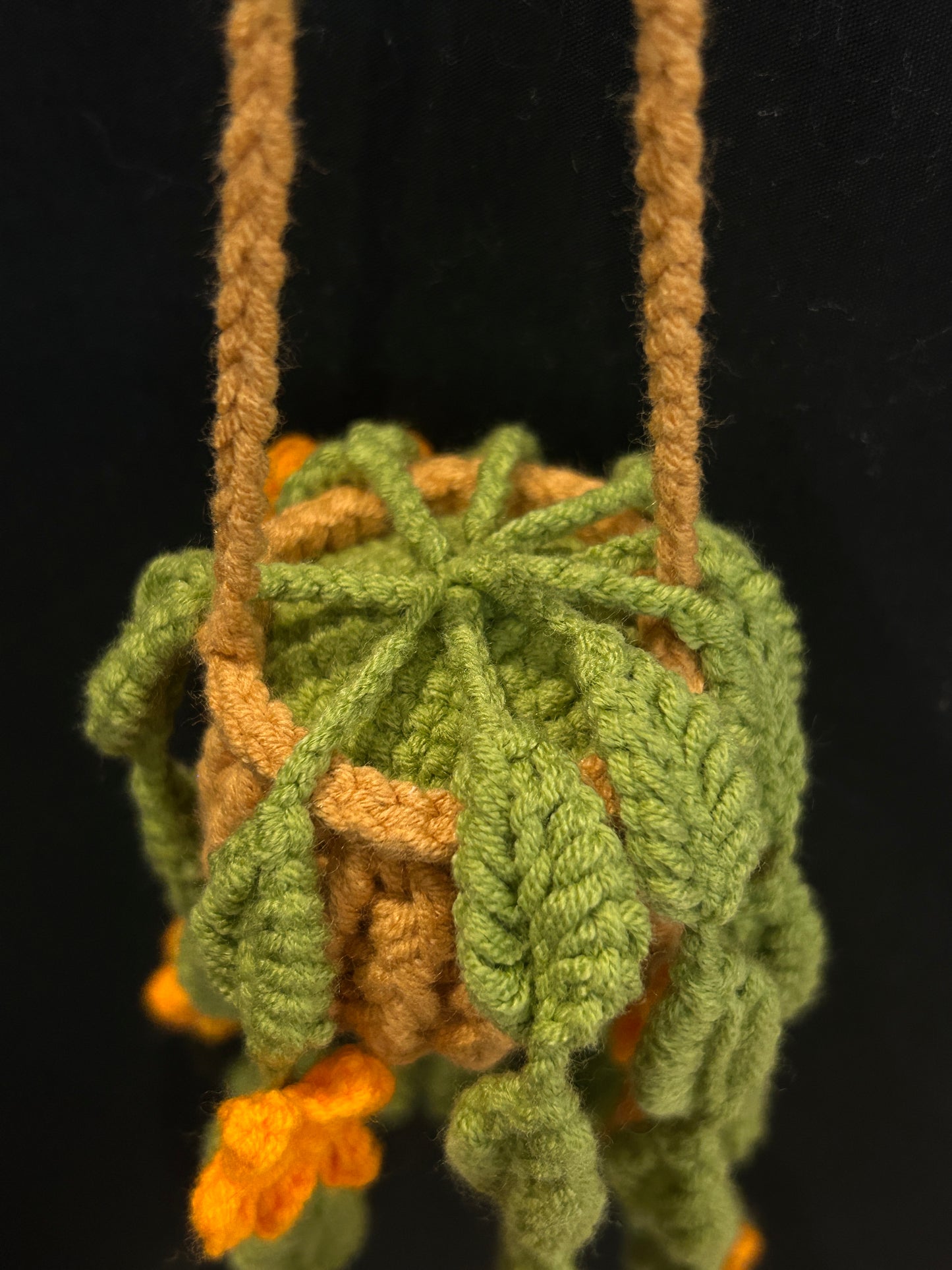 Hanging Leaf & Flower Basket