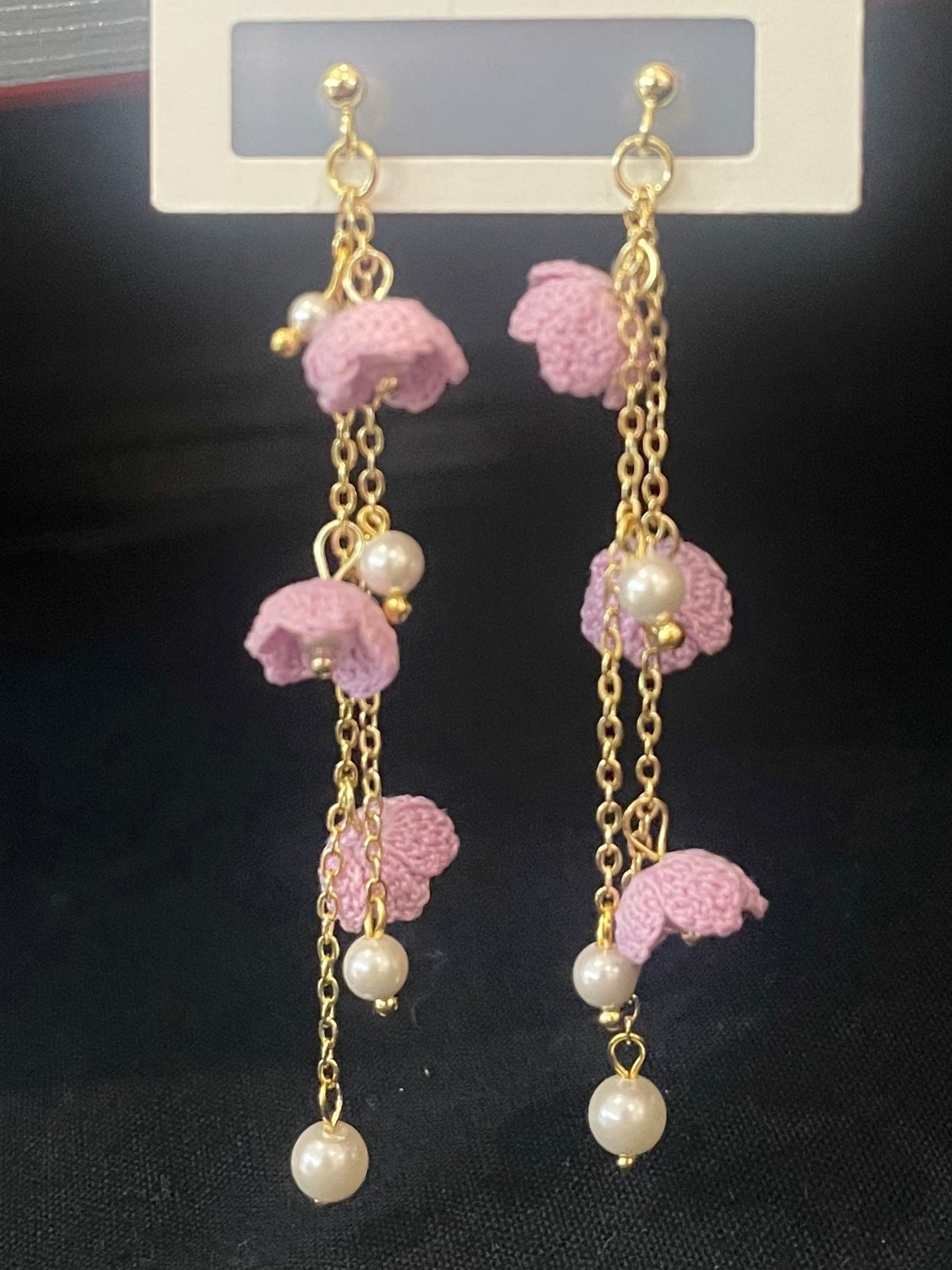 Lily of the Valley Earrings (Chain)