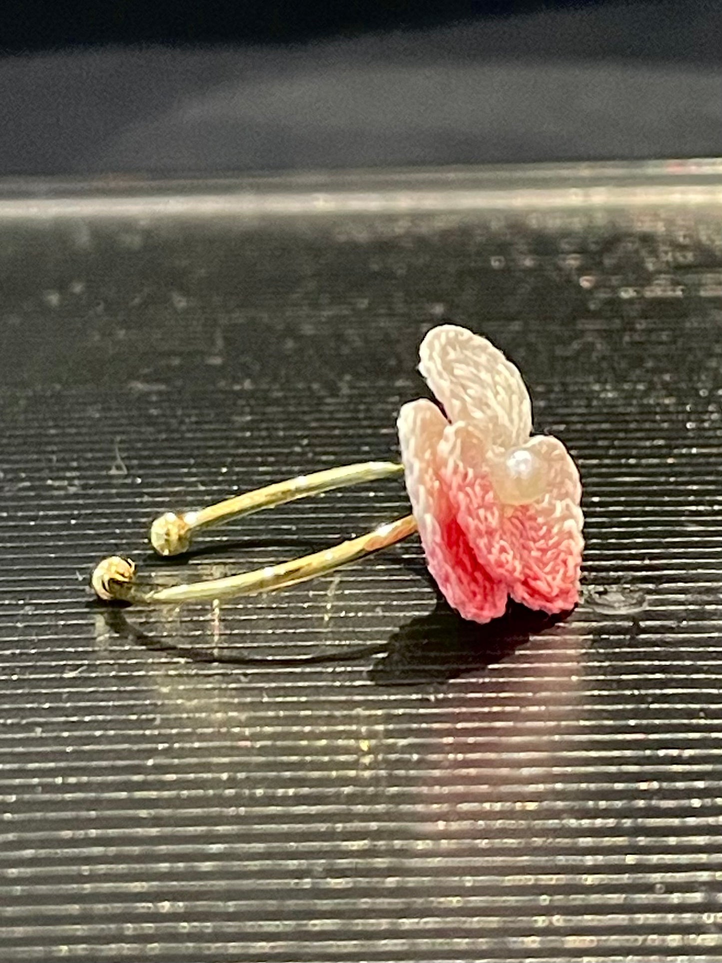 Three-Petal Flower Ring