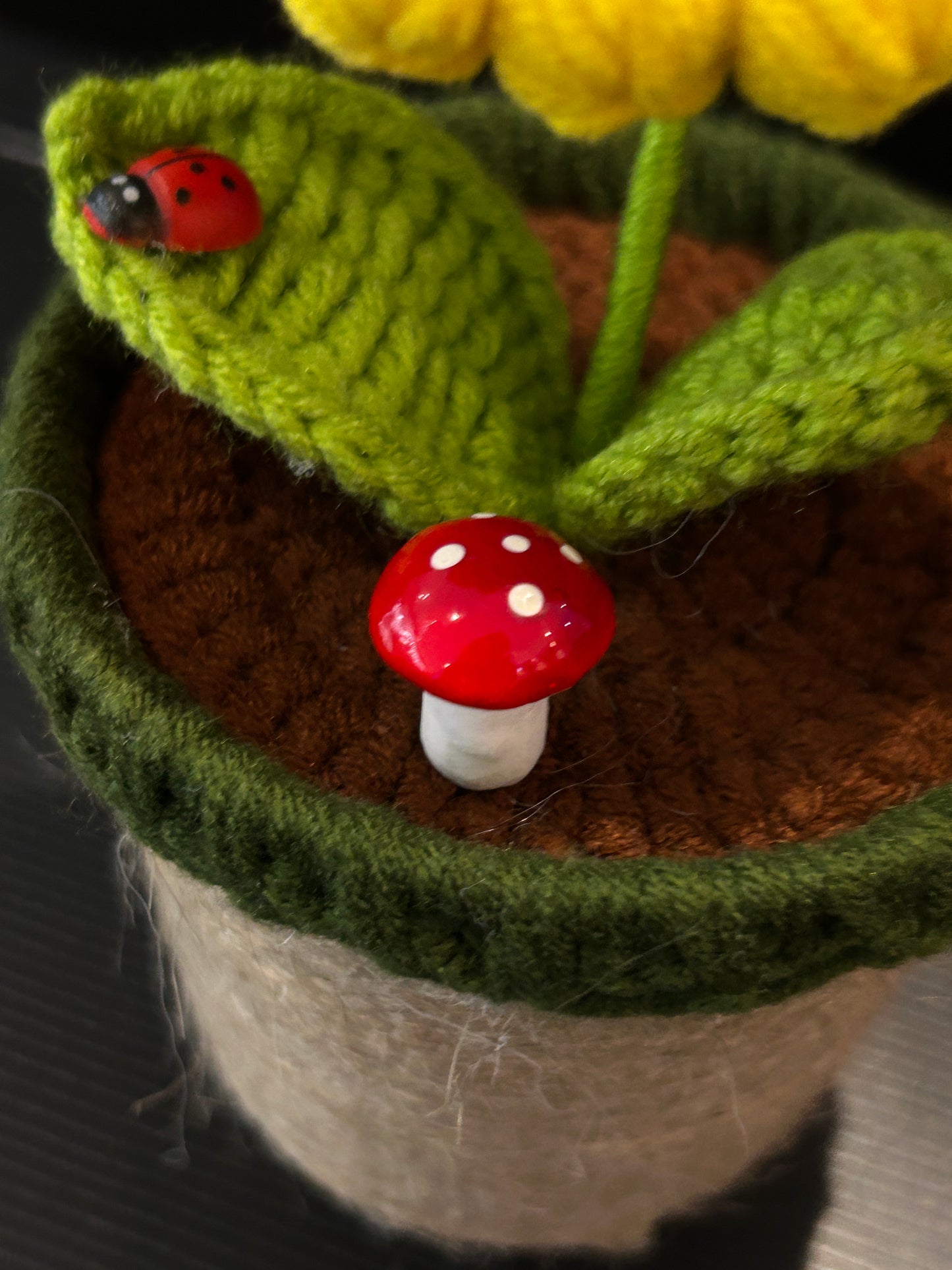 Sunflower Pot (Smile Face)