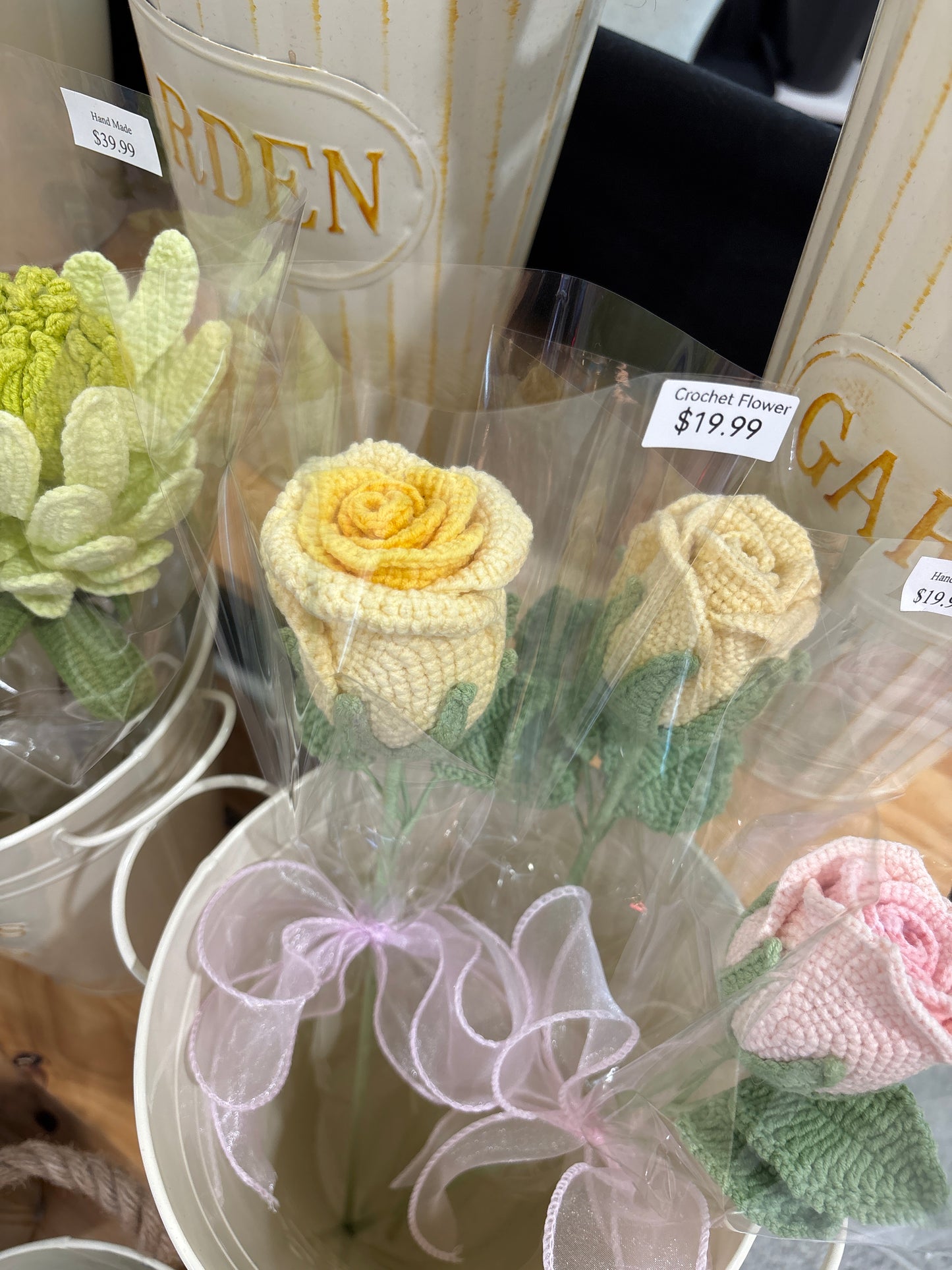 handmade crochet rose