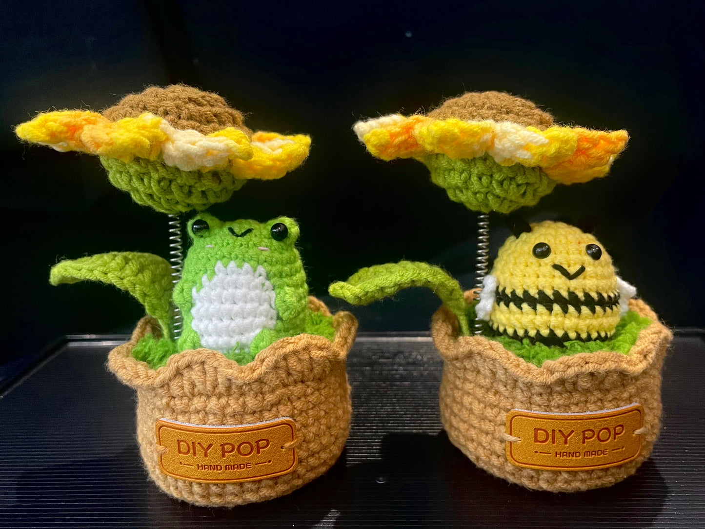 Animal & Sunflower Pot