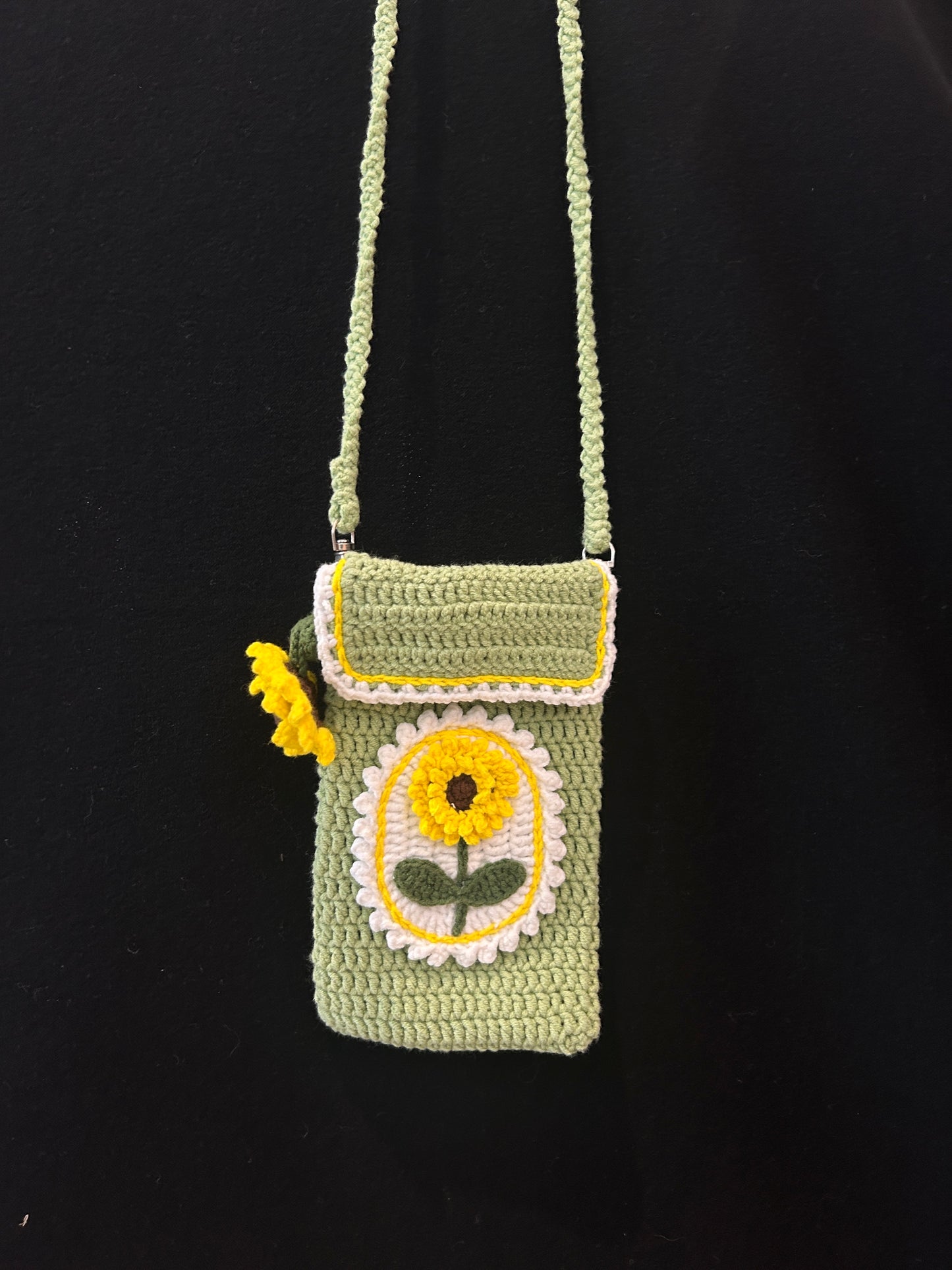 Sunflower Shoulder Bag (with Pendant)