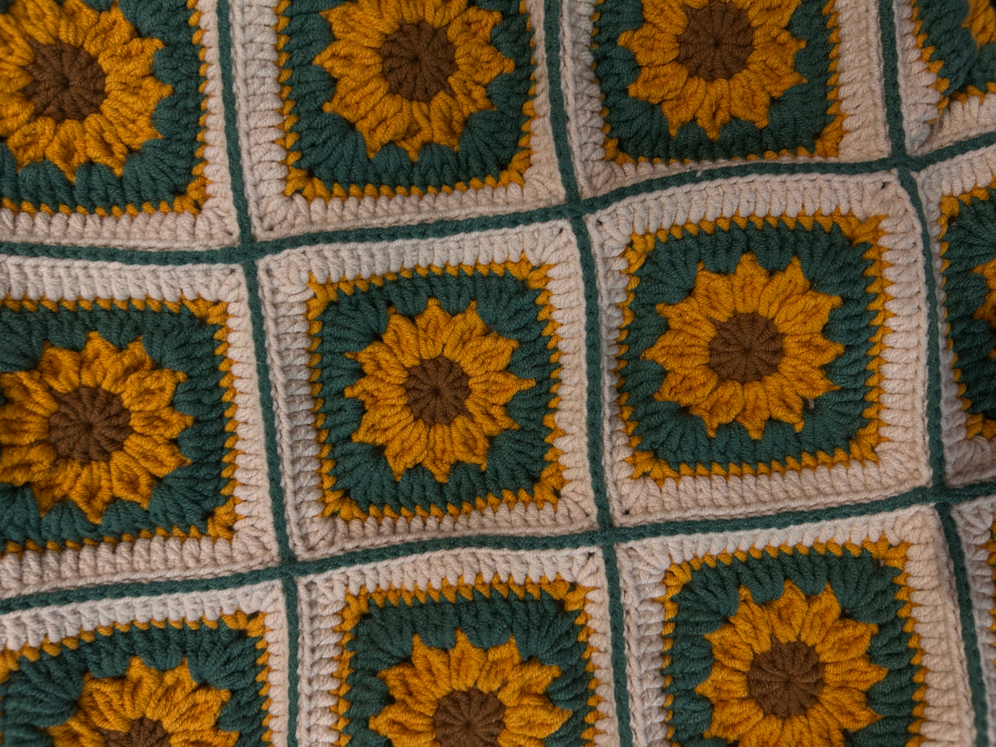 Vintage Sunflower Shoulder Bag