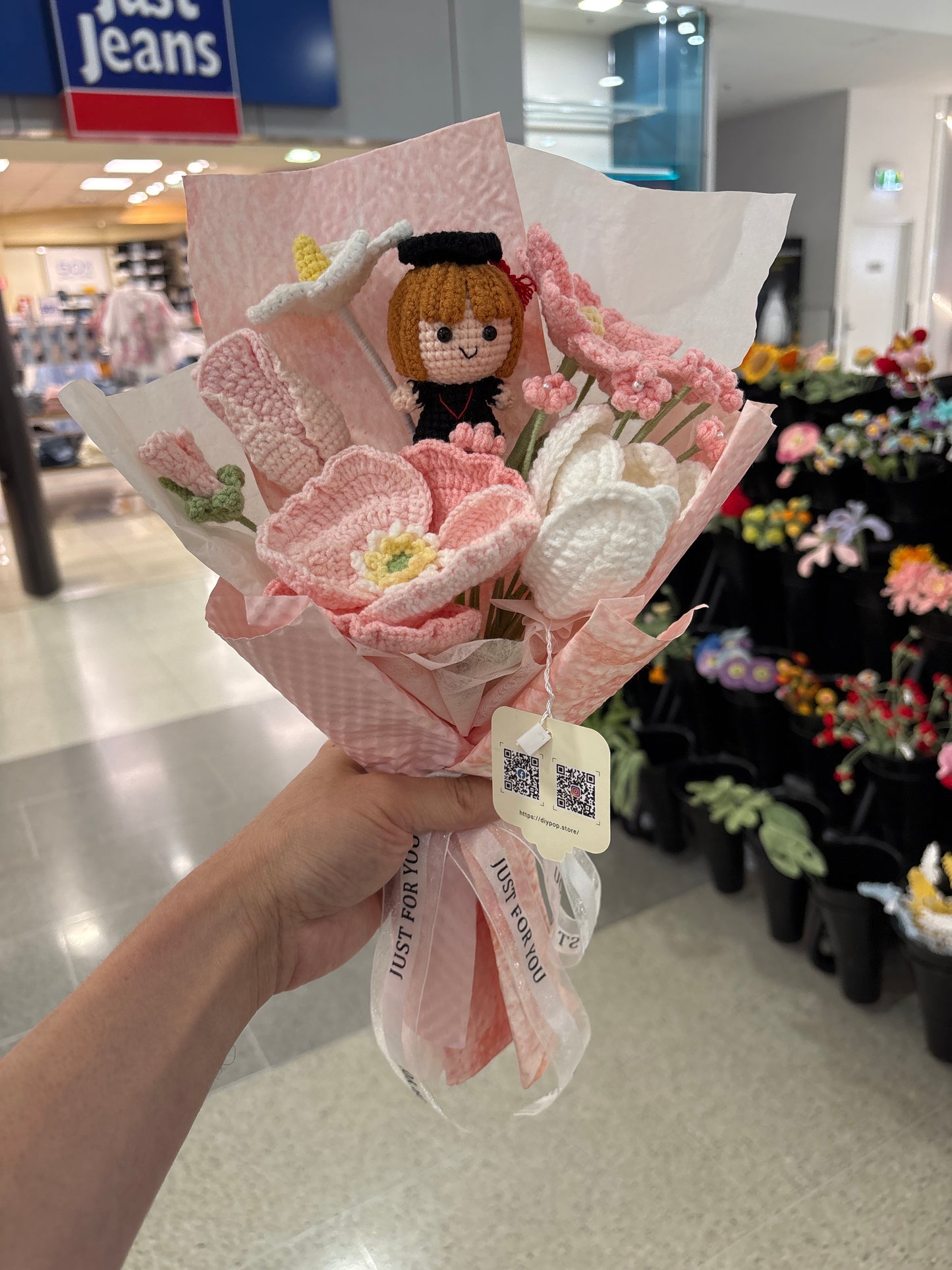 Handmade Crochet Graduation Bouquet