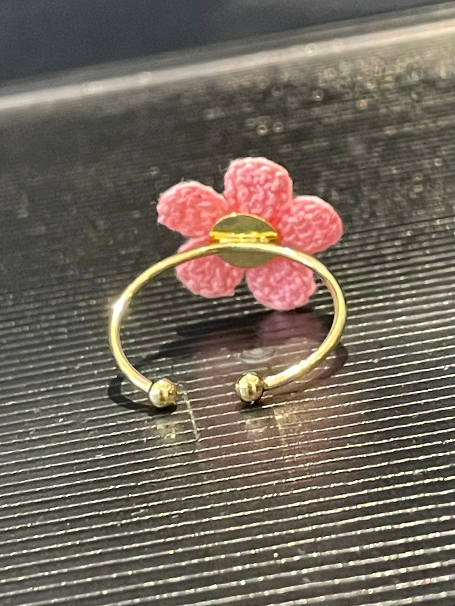 Five-Petal Flower Ring