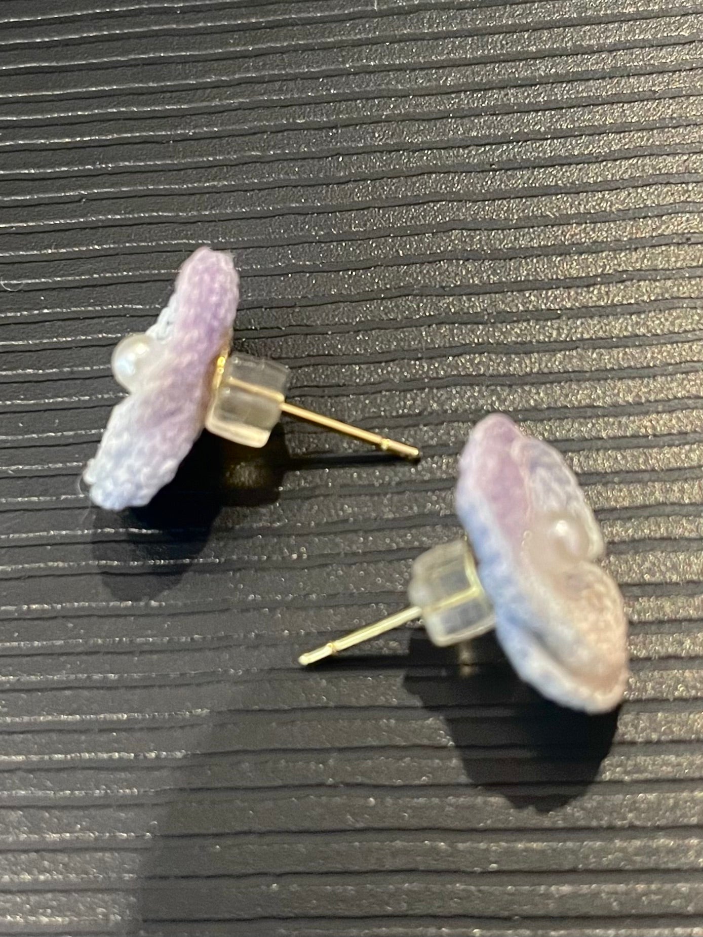Three-Petal Flower Earrings