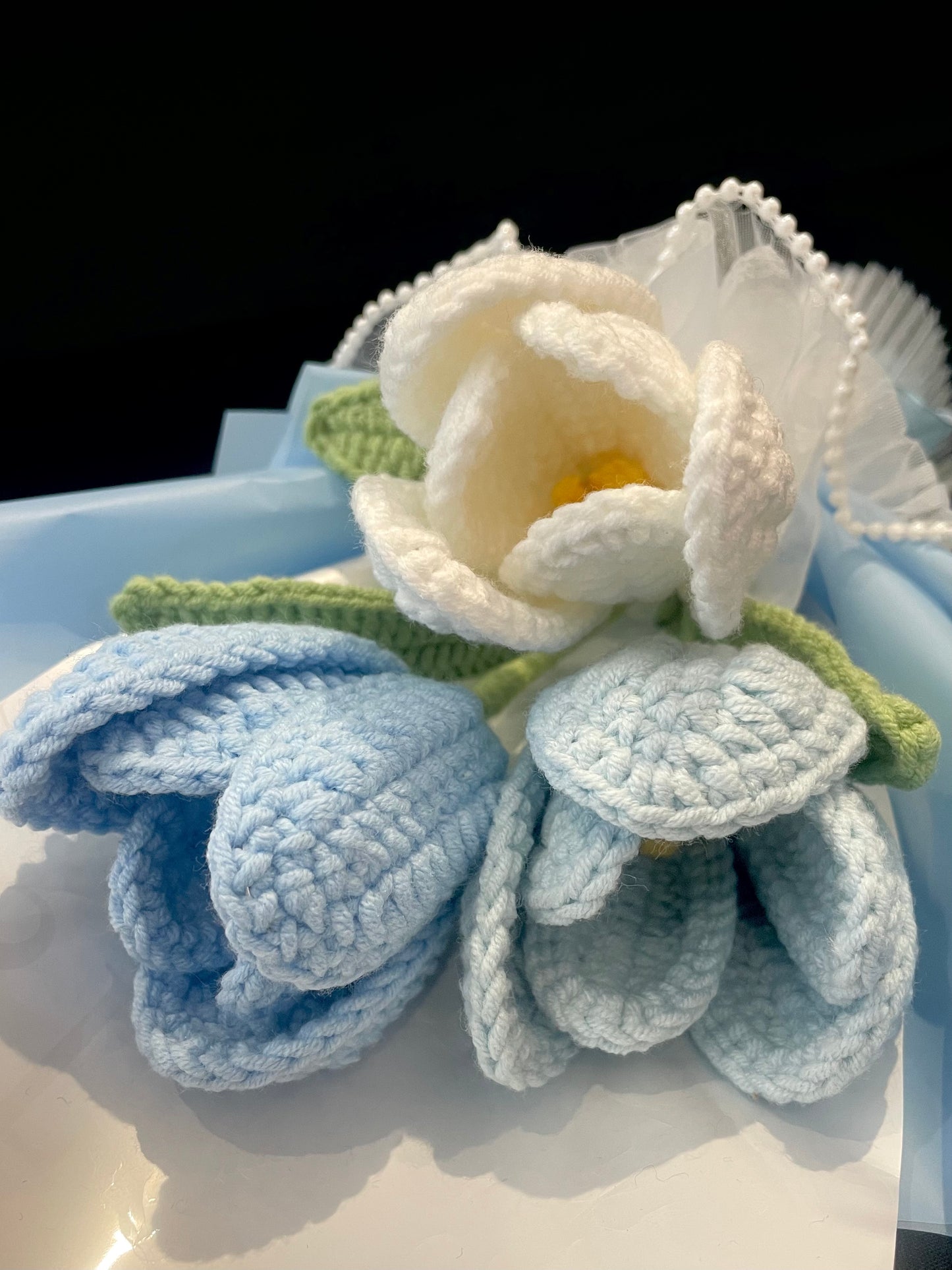 Blue Tulip Bouquet