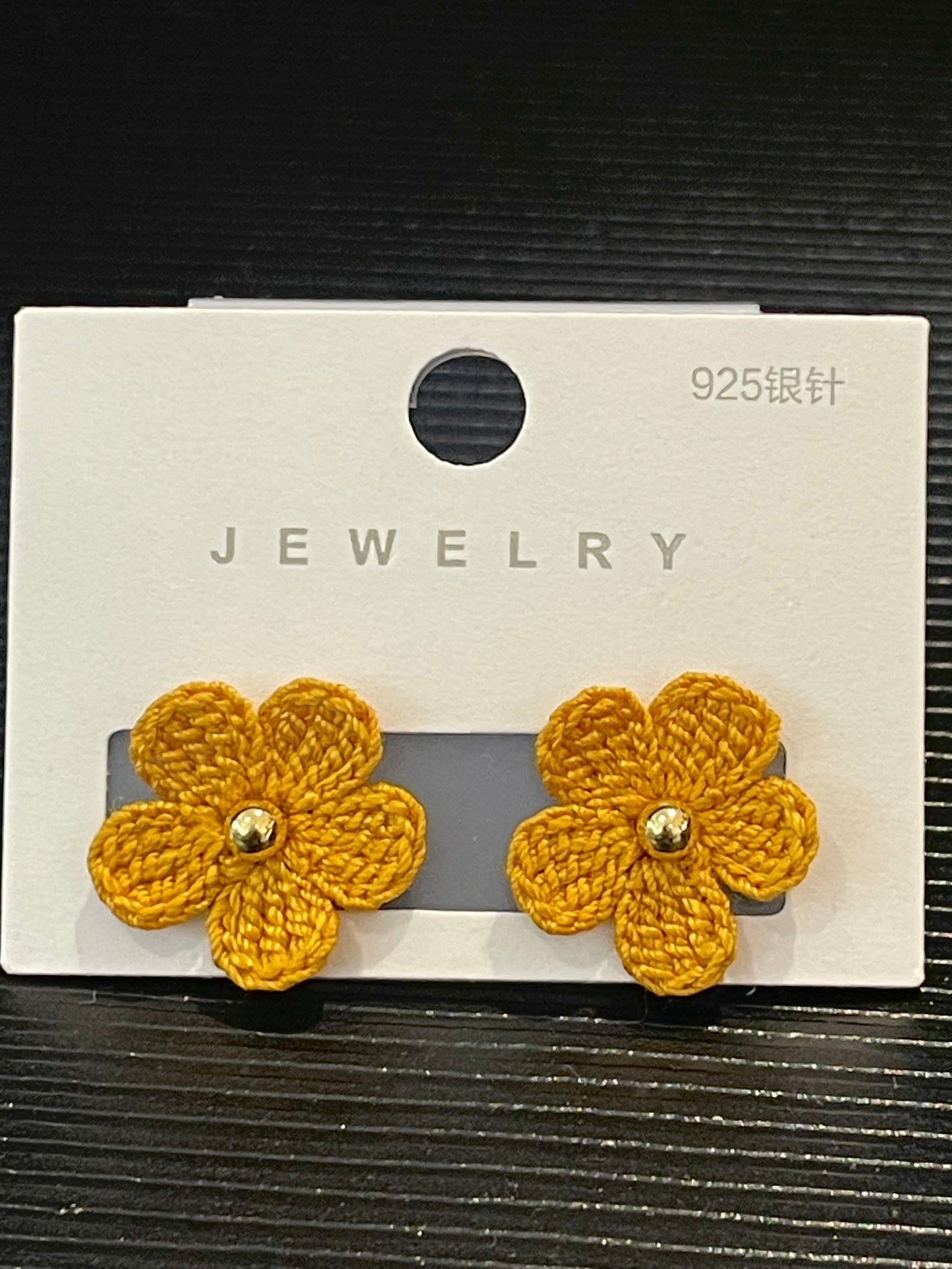 Five-Petal Flower Earrings