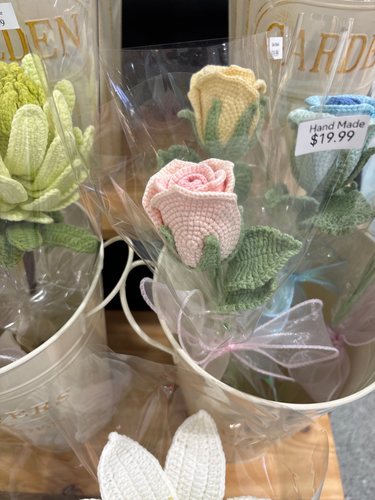 handmade crochet rose