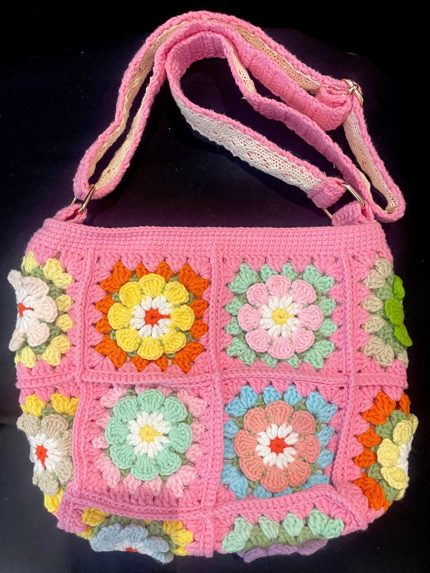 Colorful Daisy Shoulder Bag
