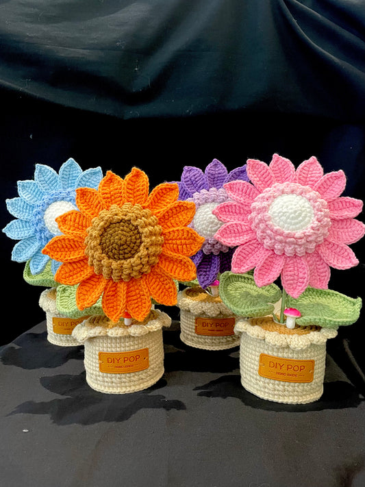 Sunflower Pot (Single-Layer)