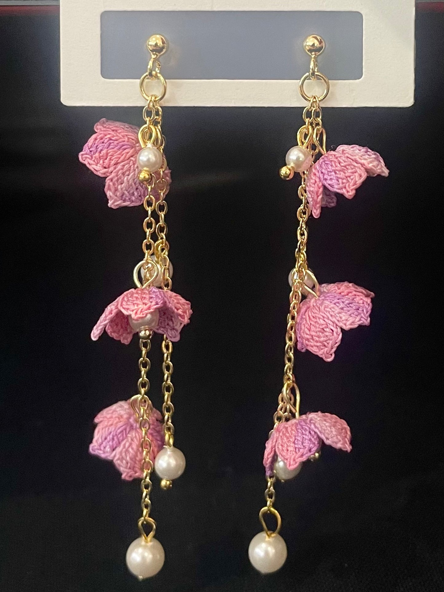 Lily of the Valley Earrings (Chain)
