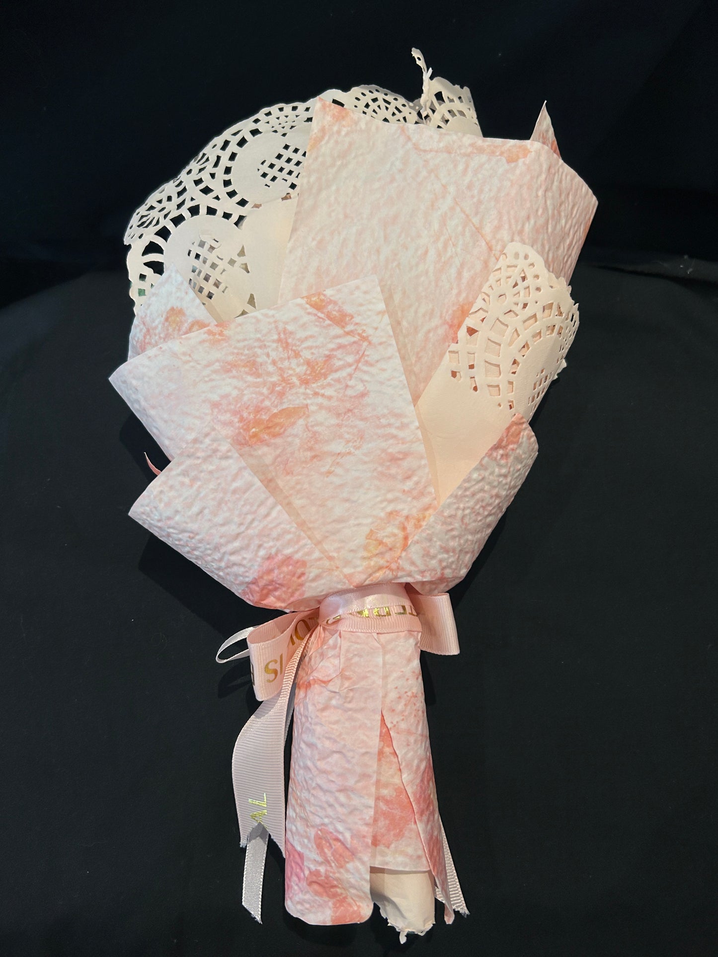 Handmade Bunny & Lily Bouquet