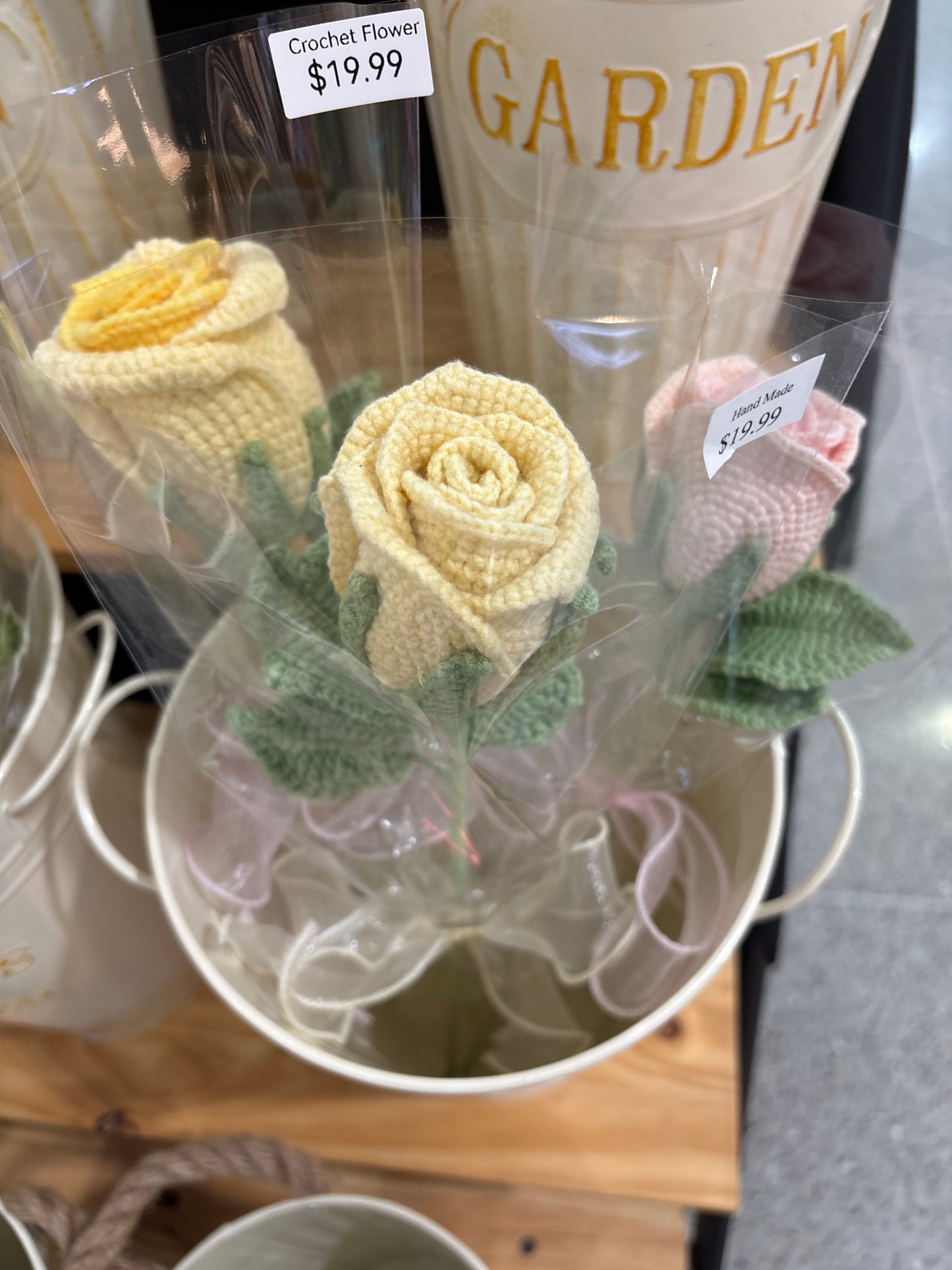 handmade crochet rose
