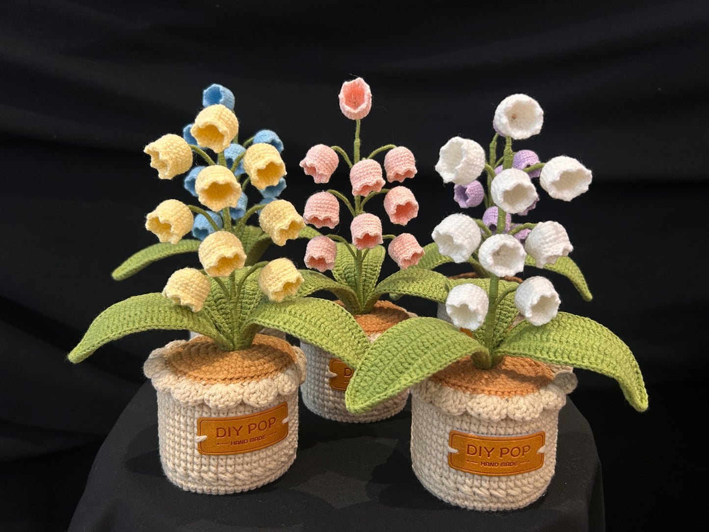 Lily of the Valley Pot Lamp