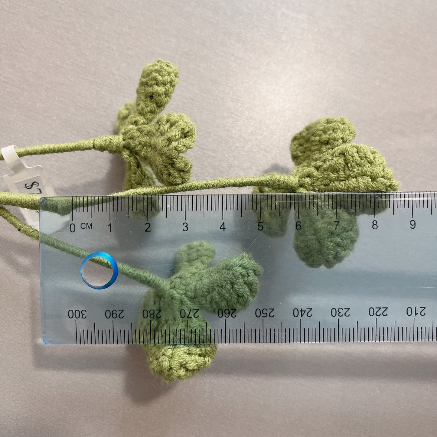 Handmade Crochet Green Leaves