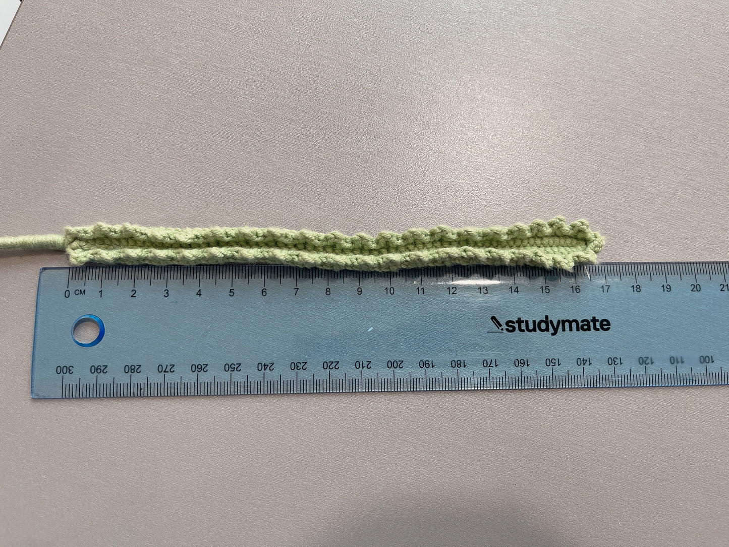 Handmade Crochet Green Leaves