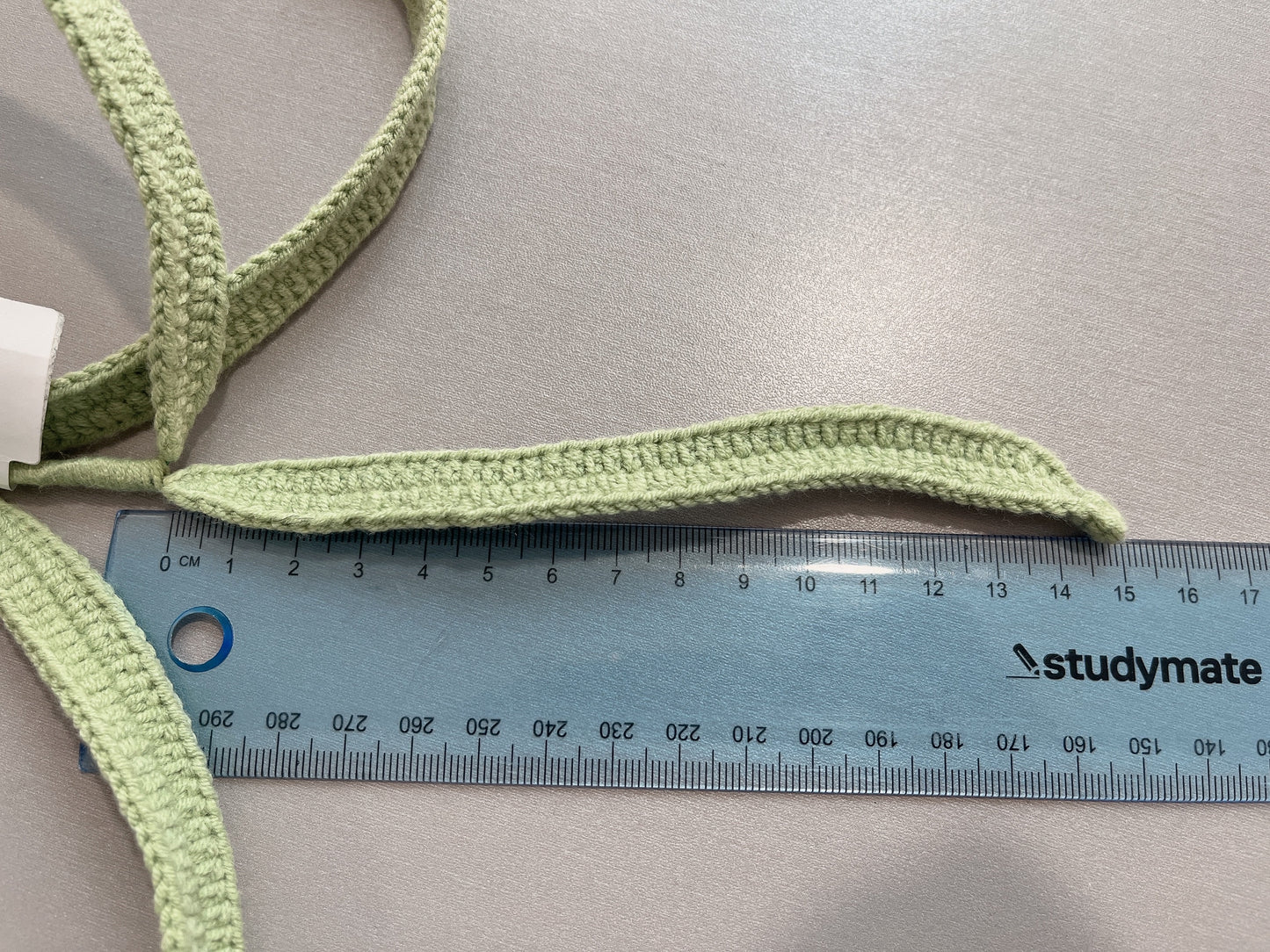 Handmade Crochet Green Leaves