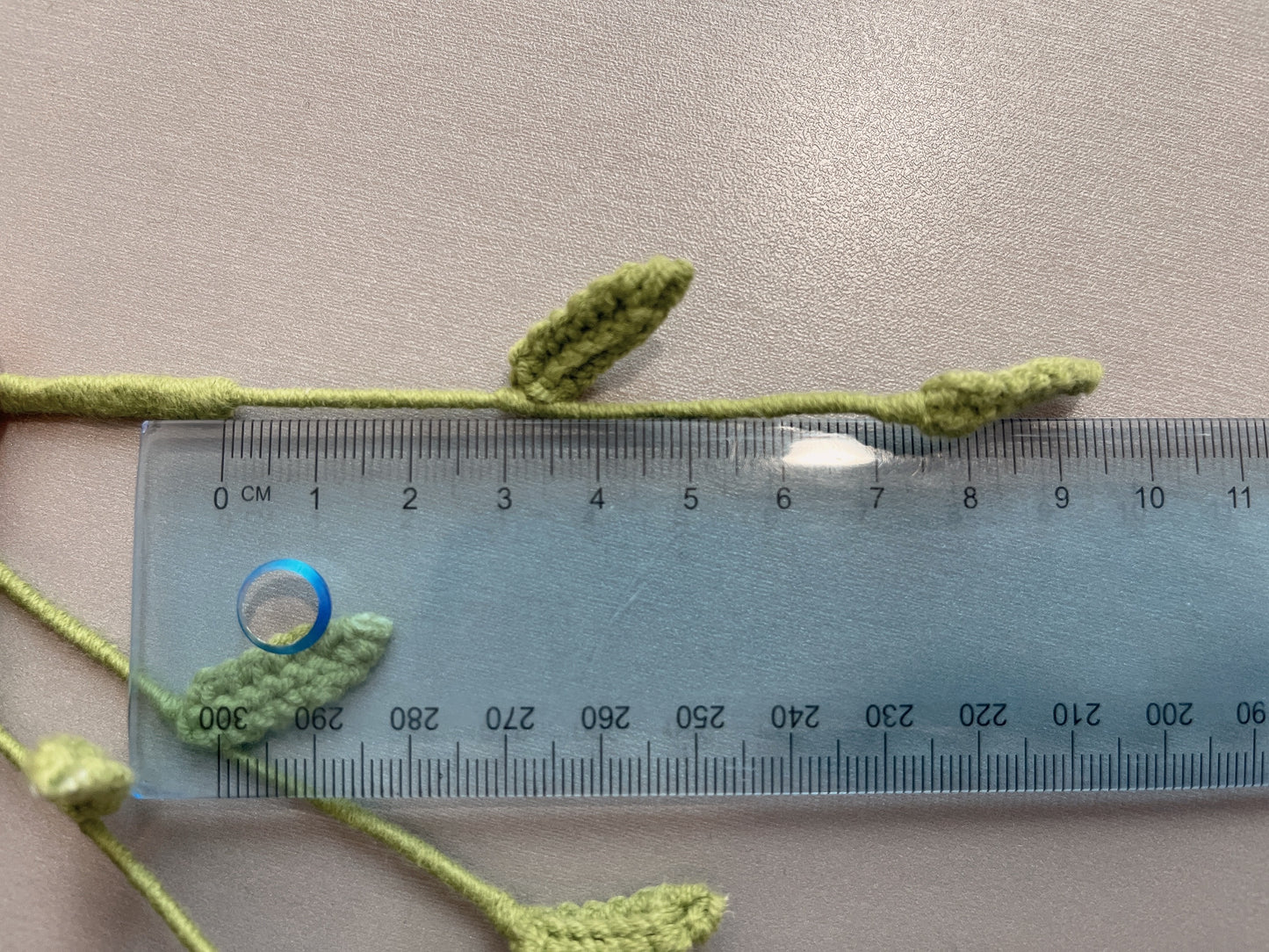 Handmade Crochet Green Leaves