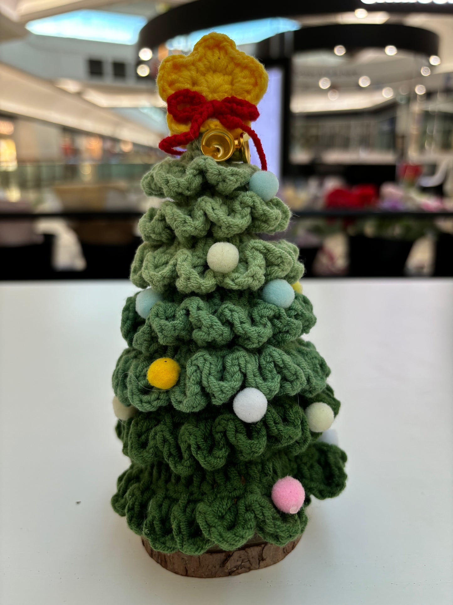 Handmade Crochet Christmas Tree Ornament