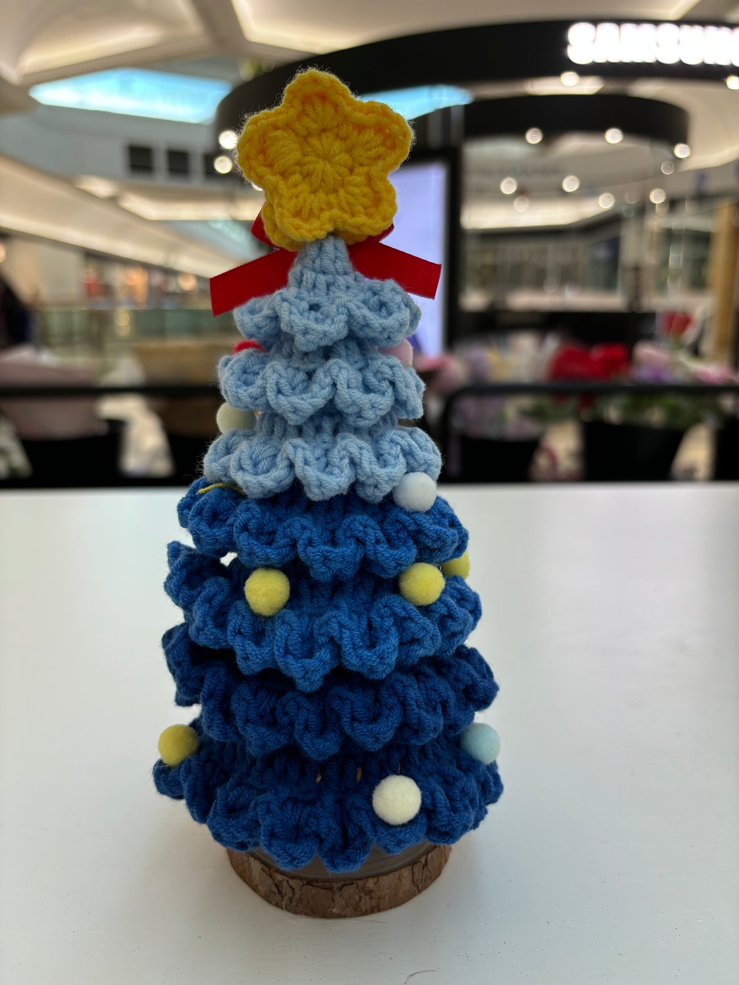 Handmade Crochet Christmas Tree Ornament