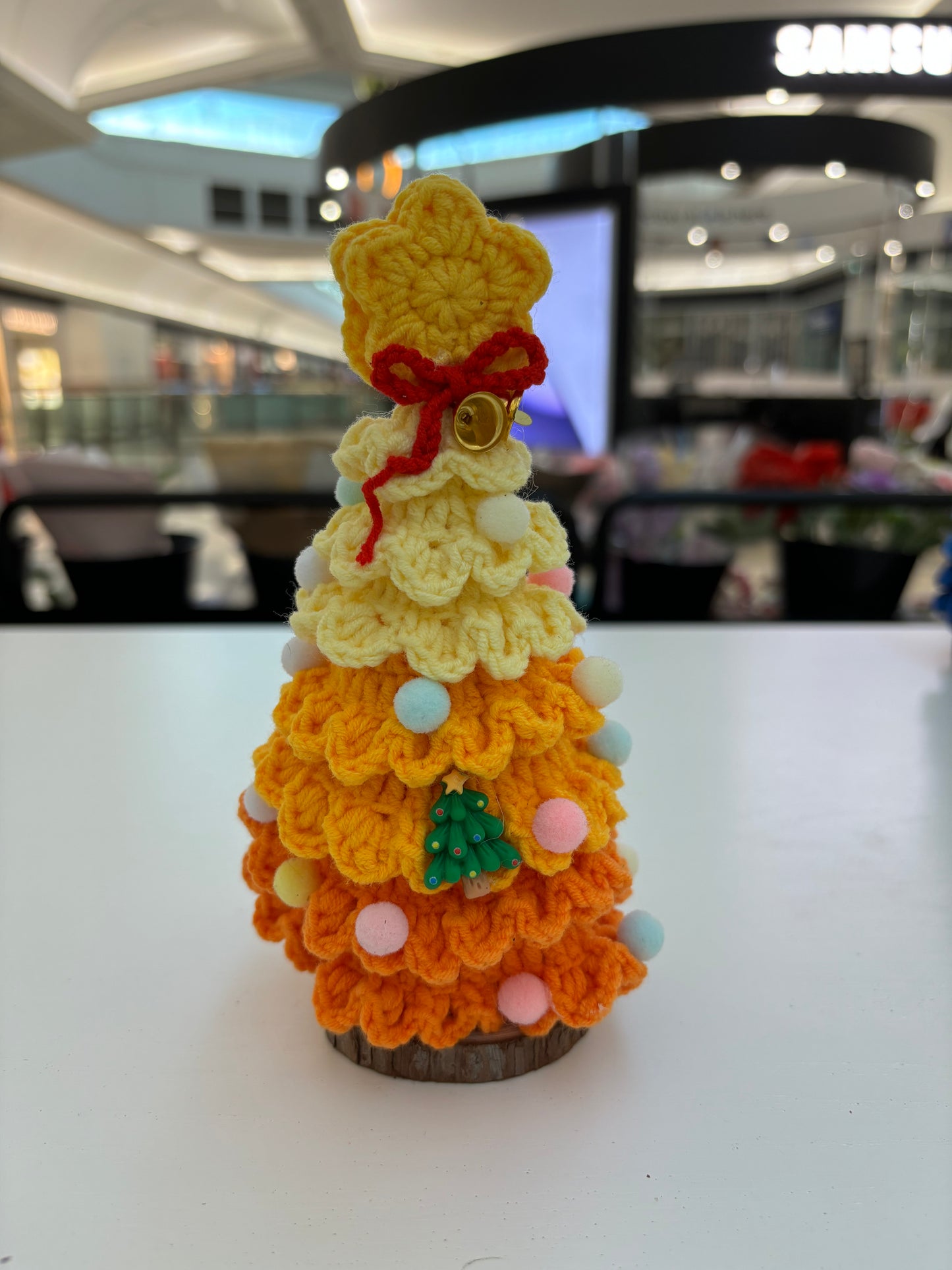 Handmade Crochet Christmas Tree Ornament