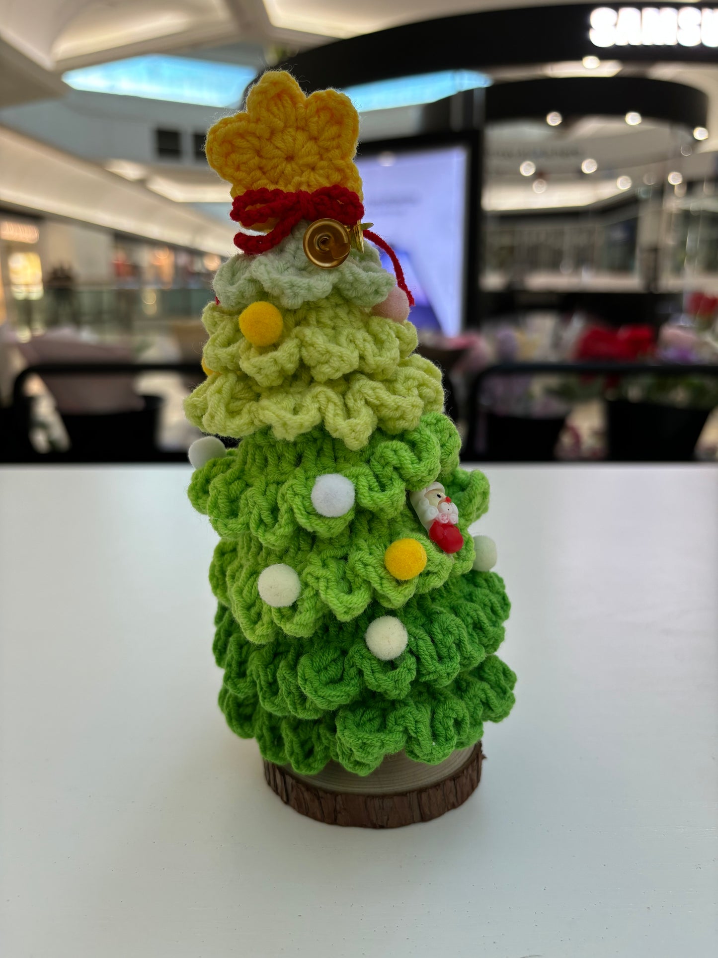 Handmade Crochet Christmas Tree Ornament