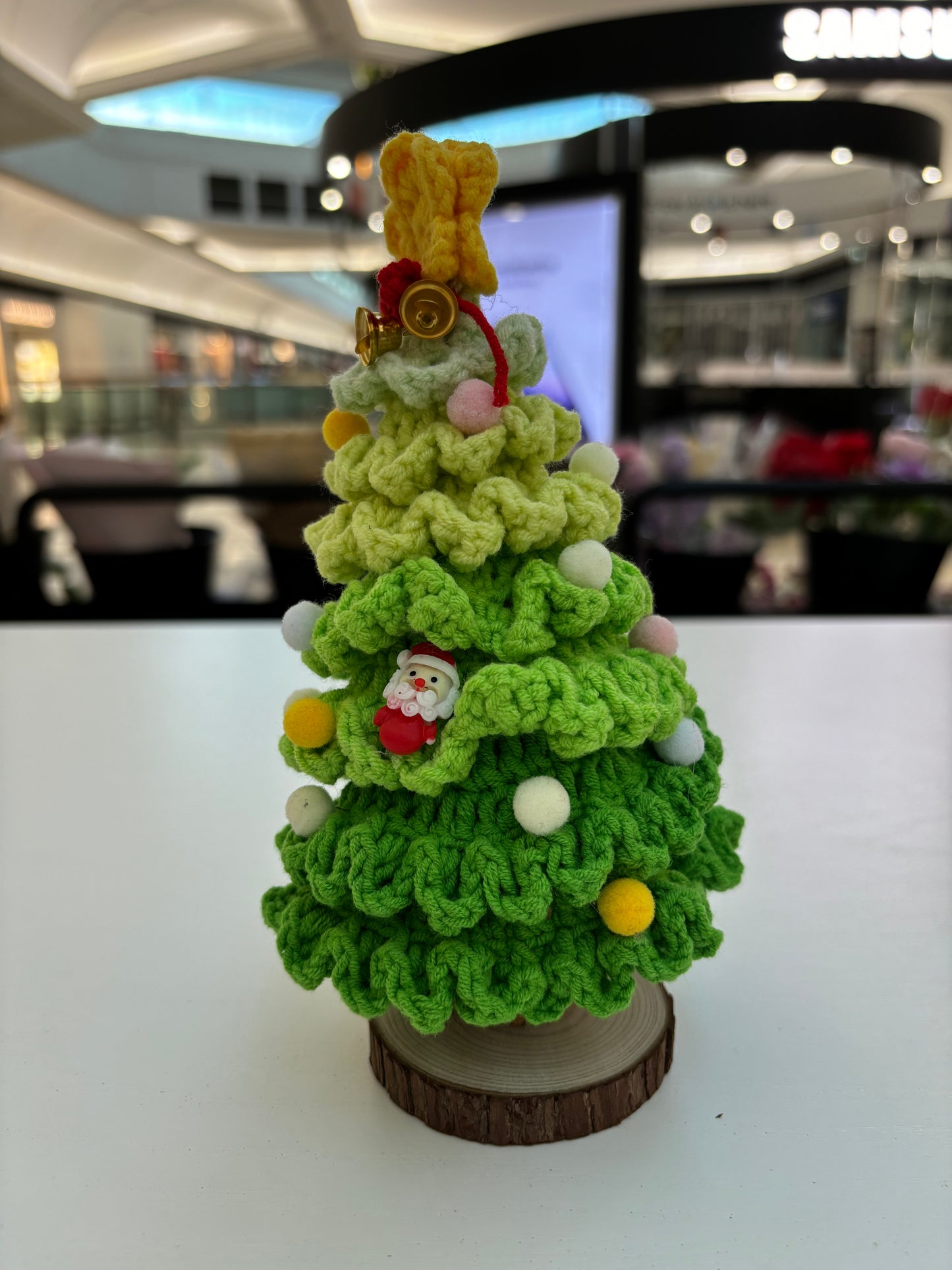 Handmade Crochet Christmas Tree Ornament