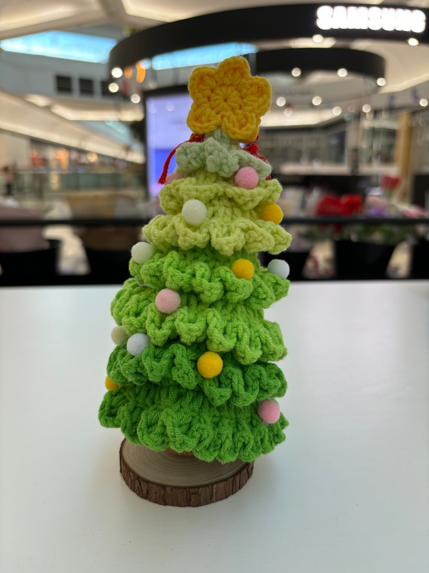 Handmade Crochet Christmas Tree Ornament