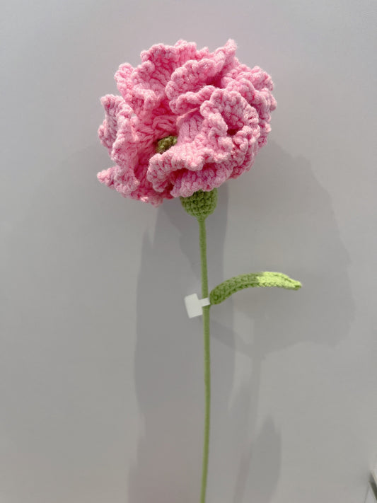 Carnation Crochet Flowers