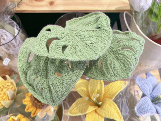 Handmade Crochet Monstera Leaf