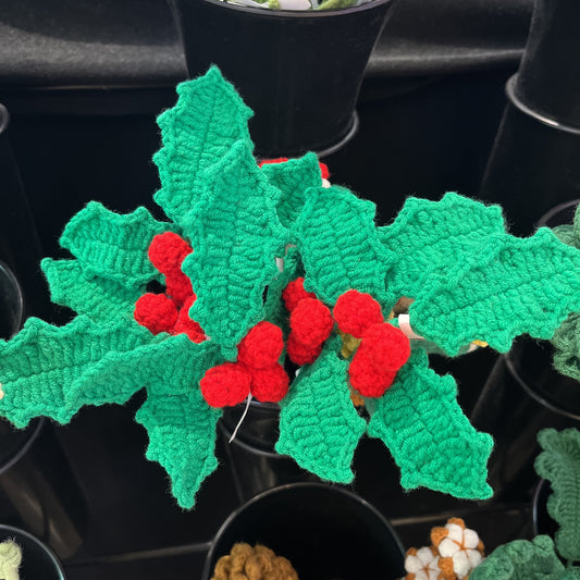 Handmade Crochet Mistletoe