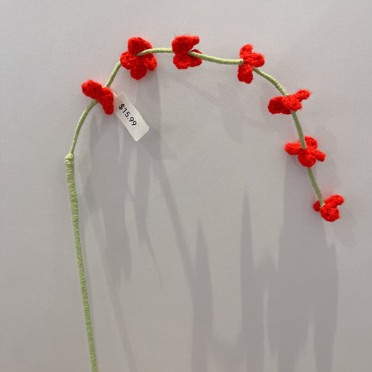 Handmade Crochet Flower Spike