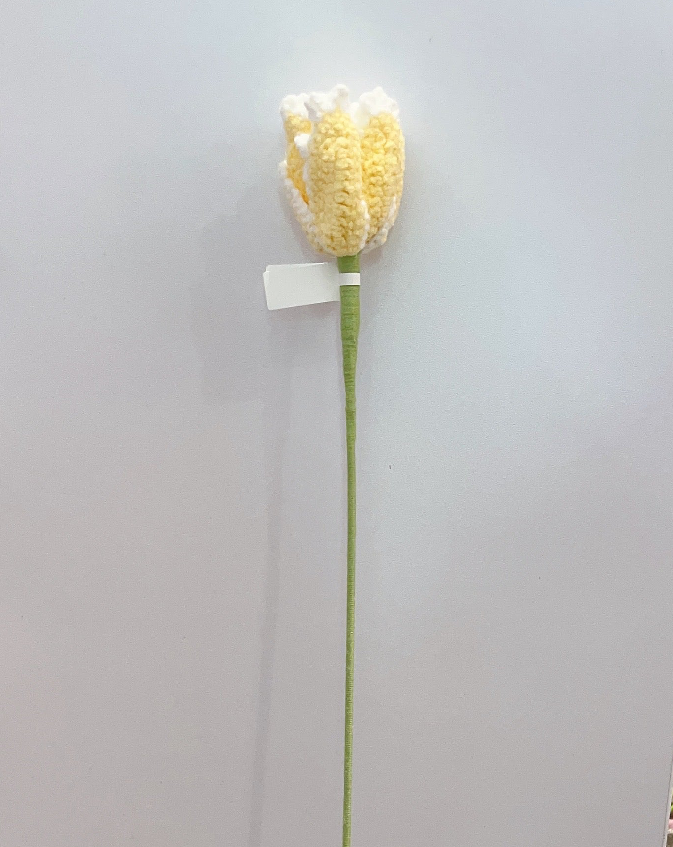 Handmade Crochet Tulip Flower (curly petal)