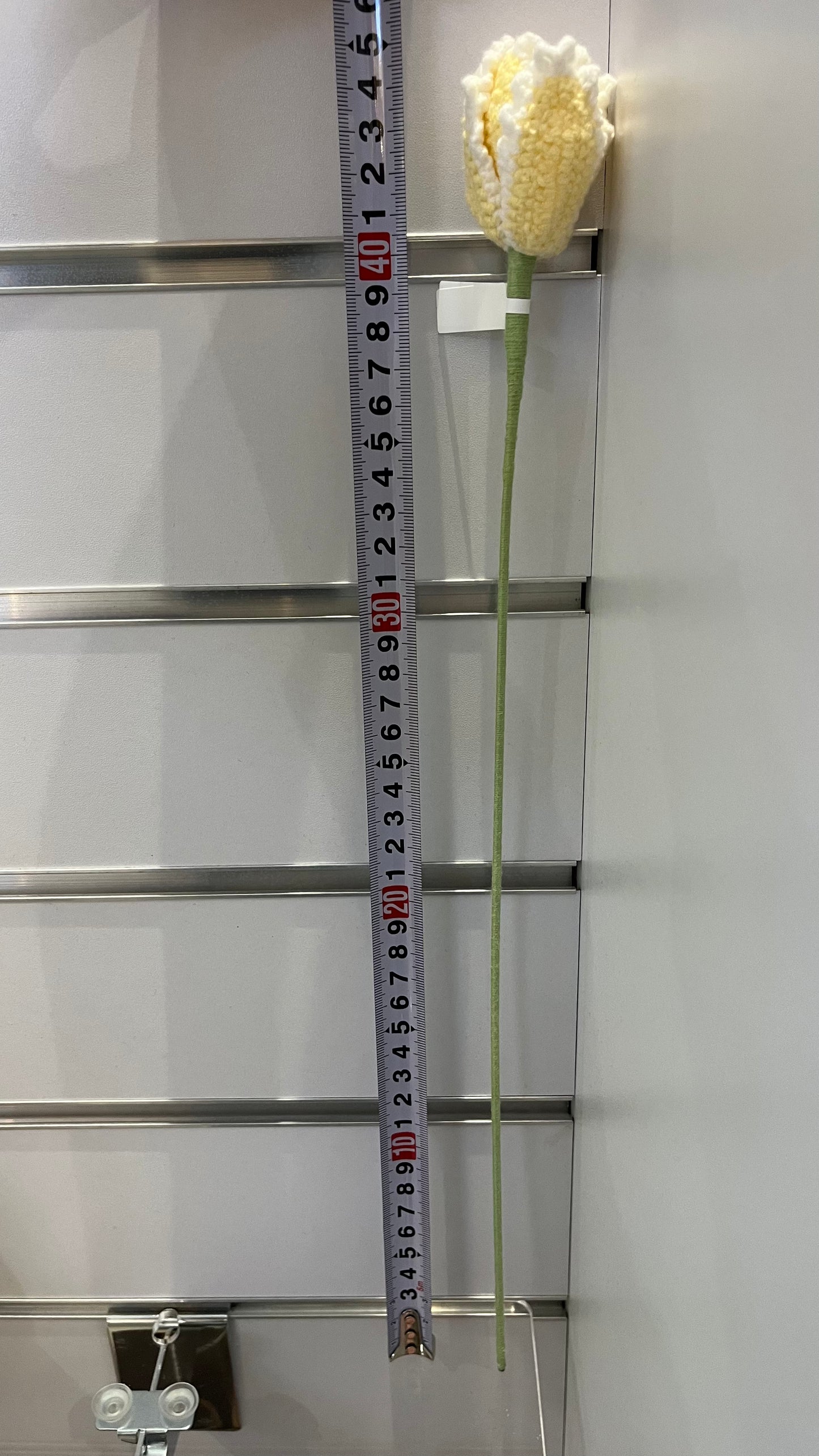 Handmade Crochet Tulip Flower (curly petal)