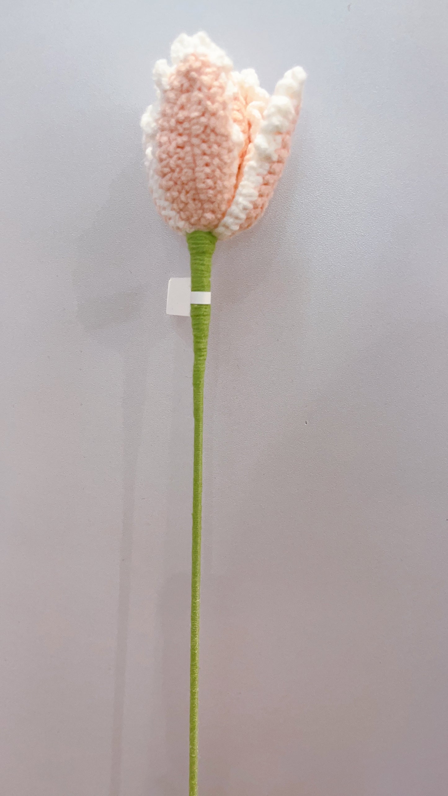 Handmade Crochet Tulip Flower (curly petal)