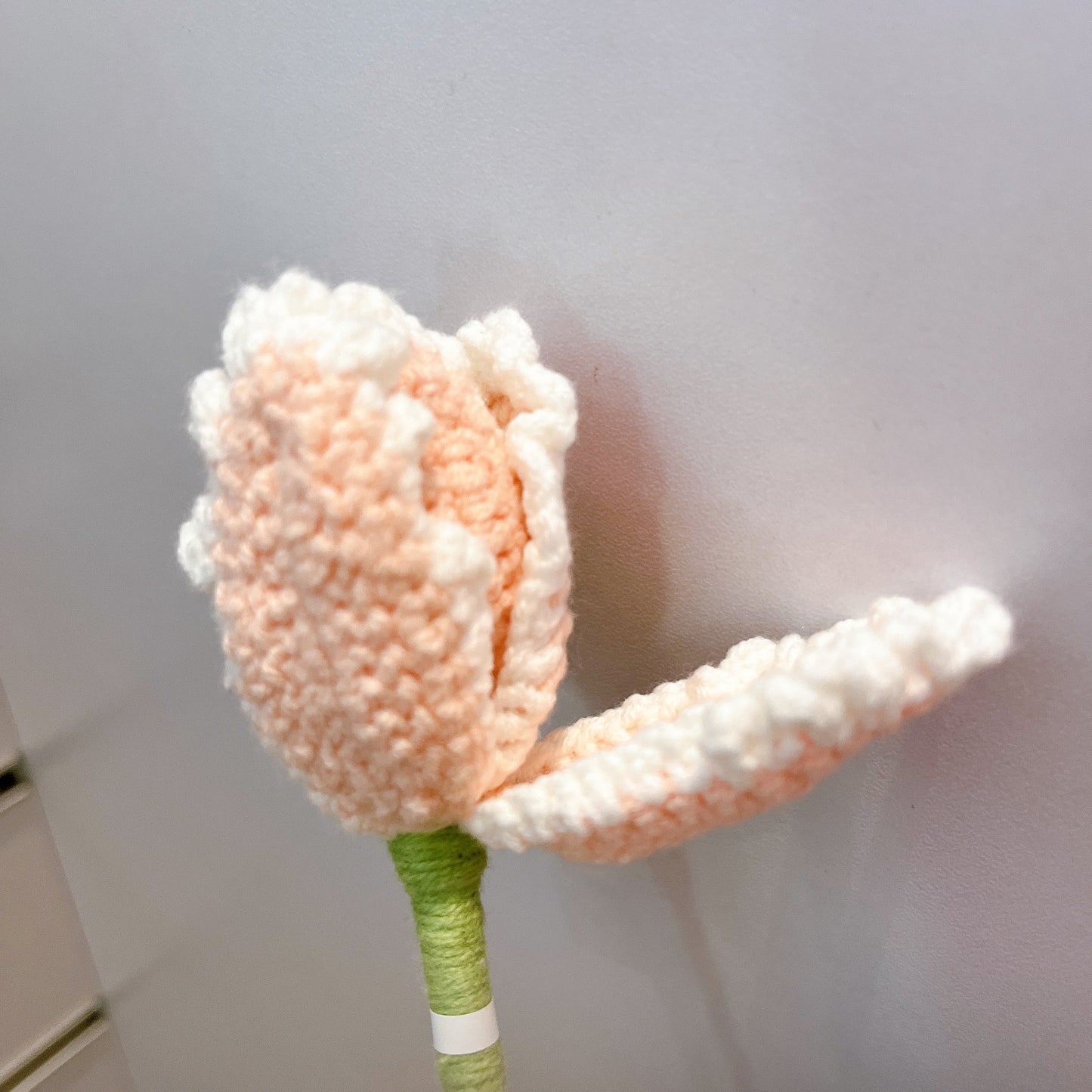 Handmade Crochet Tulip Flower (curly petal)