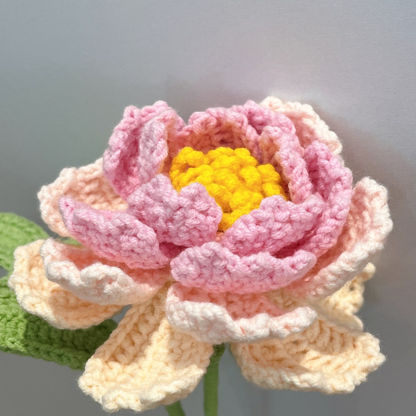 Handmade Crochet Peony Flower