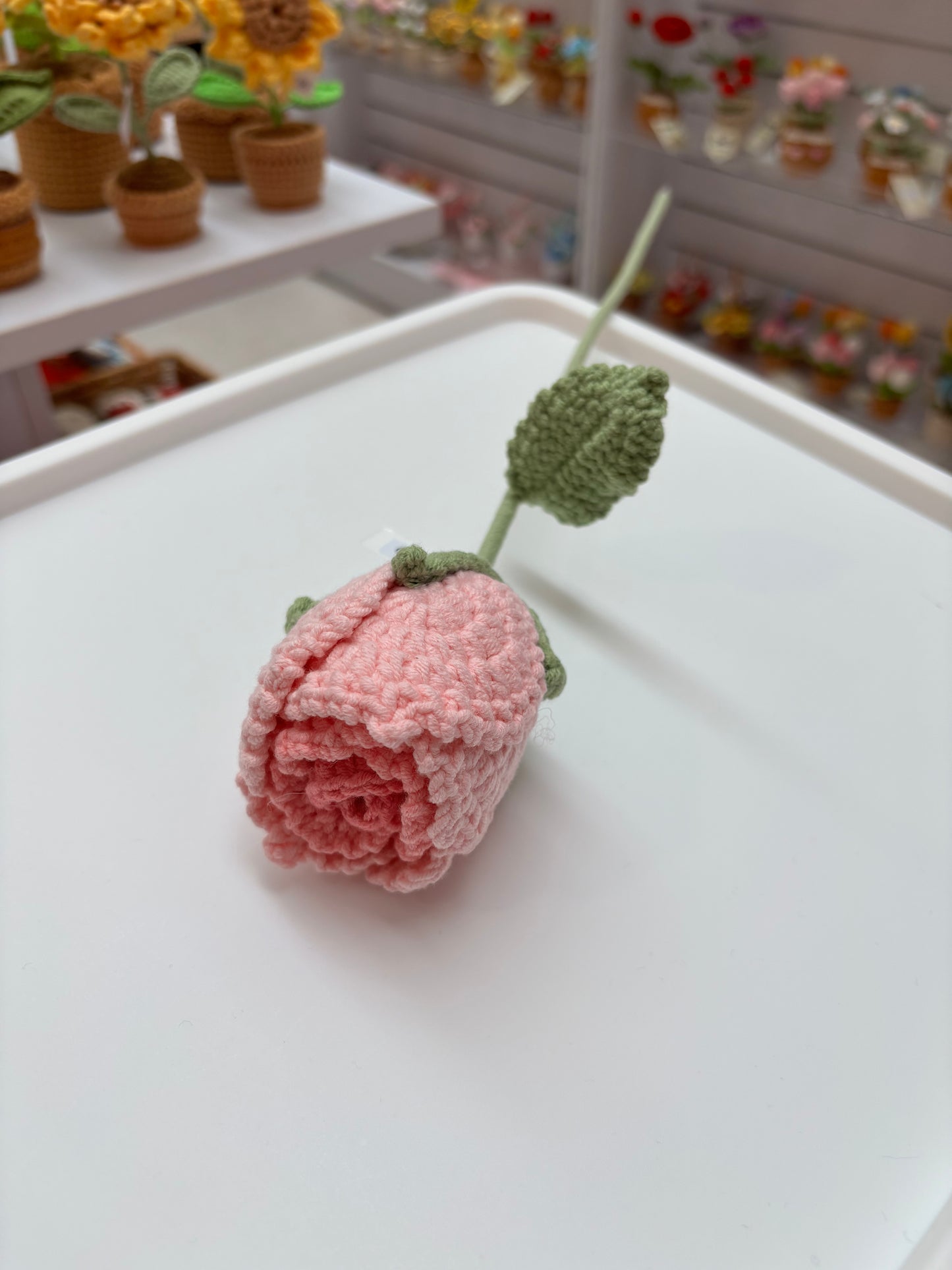 Handmade Crochet Colorful Roses