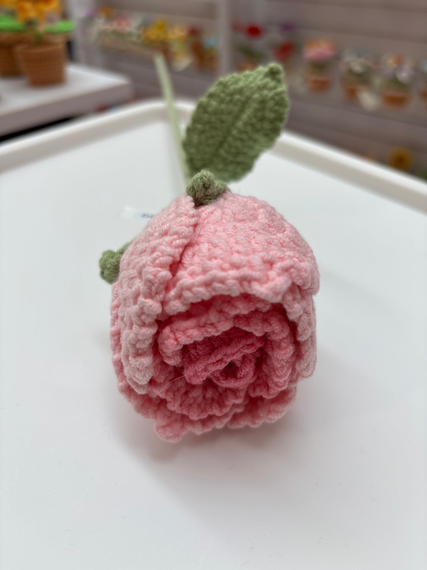 Handmade Crochet Colorful Roses