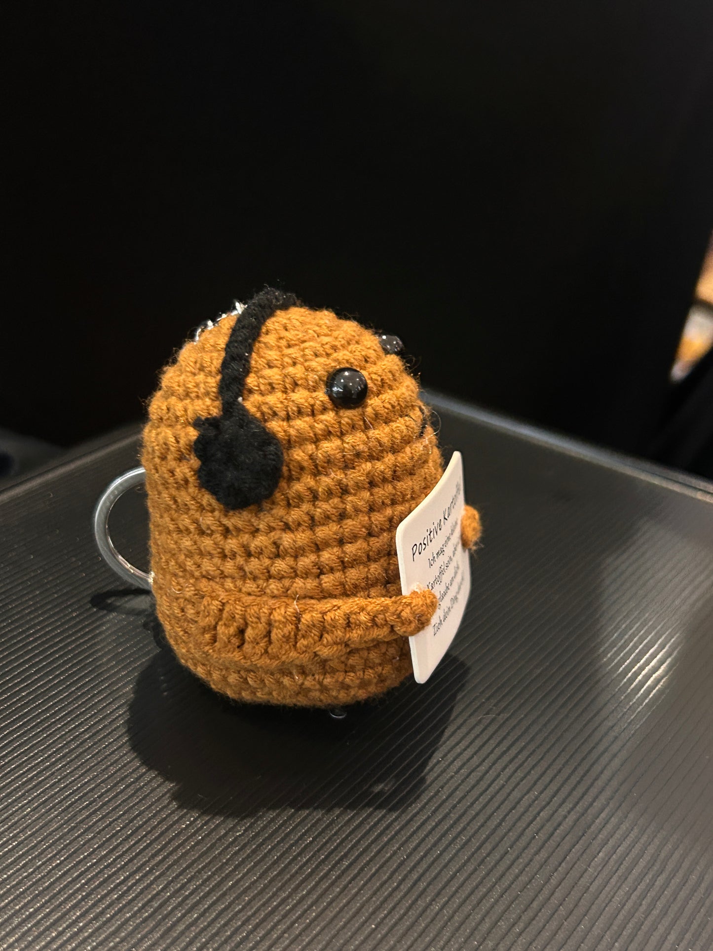 Headphone Potato Keychain