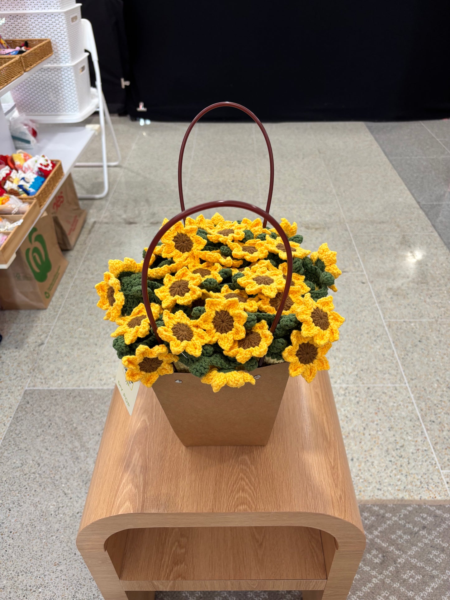 Handmade Crochet Sunflower Blanket
