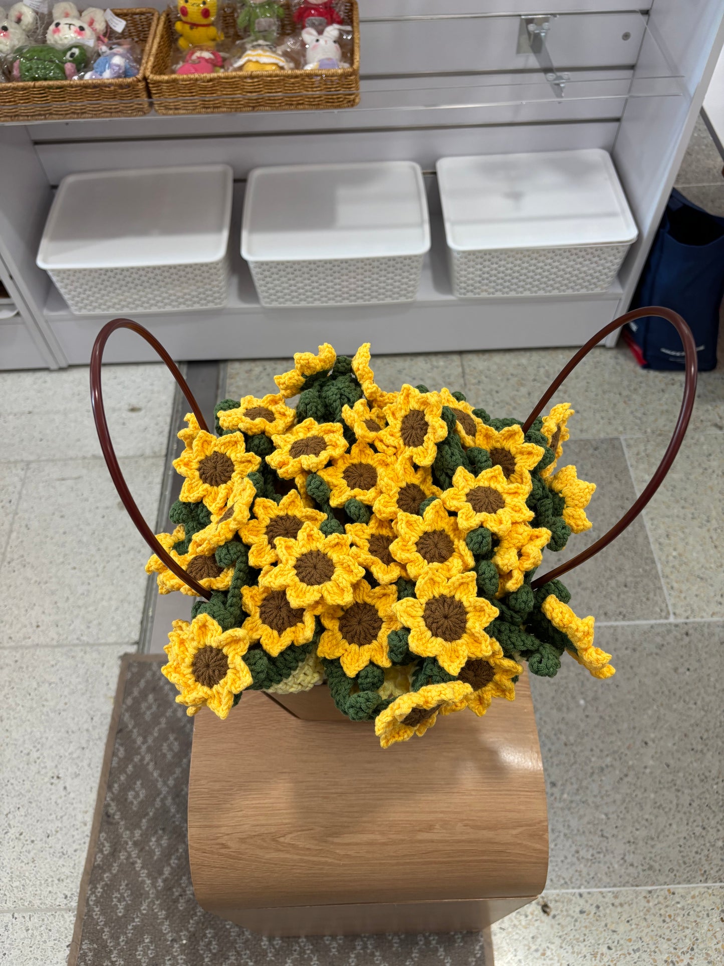 Handmade Crochet Sunflower Blanket