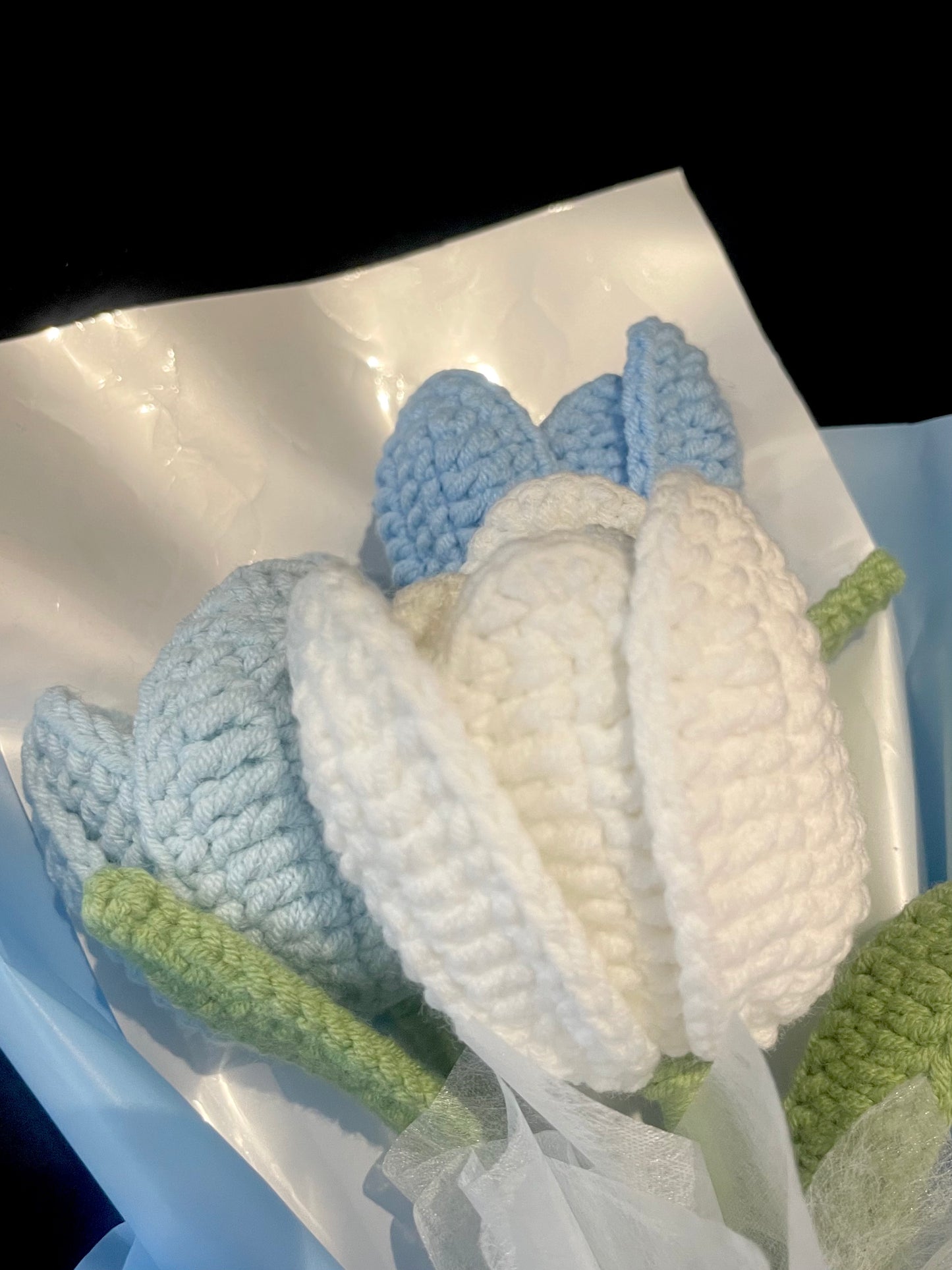 Blue Tulip Bouquet