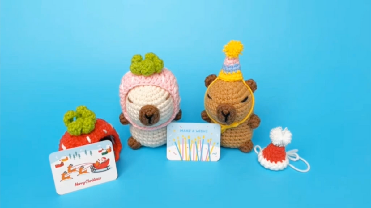 Crochet Capybara DIY Kit 🧶 | Amigurumi Crochet Kit